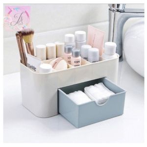 JA RAK KOSMETIK MINI PLASTIK / KOTAK PENYIMPANAN MAKEUP ORGANIZER SERBAGUNA