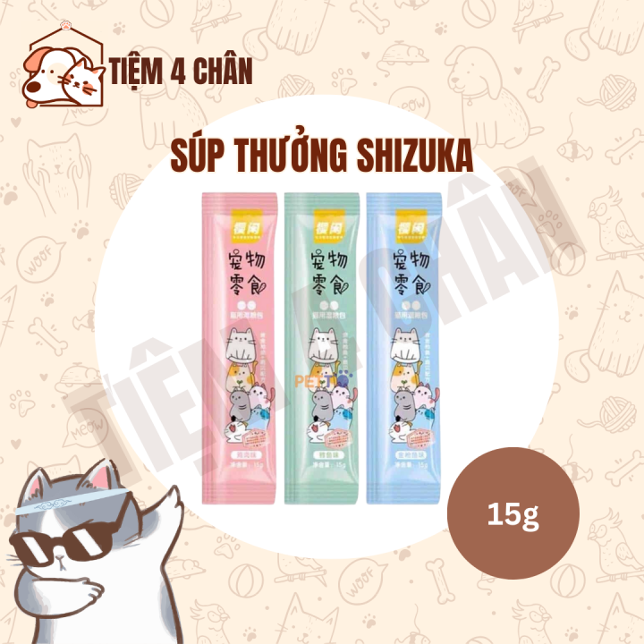 Combo 10 thanh súp thưởng shizuka các vị cho mèo | Lazada.vn