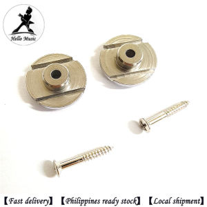 2Pcs Bass String Retainer Guides Metal Trees Stable Lock Nut Electric Bass Accessories Strings Trees