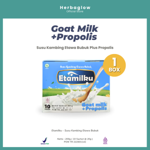 ETAMILKU Susu Kambing Etawa Bubuk Goatmilk Plus Propolis Original 1 BOX