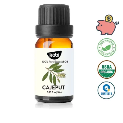 Tinh dầu Tràm Gió Kobi Cajeput essential oil giúp giữ ấm cơ thể bé xua đuổi côn trùng hiệu quả -10ml