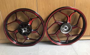 MÂM VÀNH ĐÚC ASIO ĐĨA BẰNG TRƯỚC-SAU ĐÙM NHỎ 110 CHO WAVE S RS RSX BLADE 110 ĐỜI TỪ 2010 VÀ FUTURE MẬP 125 2011 TỚI NAY RÁP LÊN ZIN THEO XE KHÔNG CHẾ CHÁO