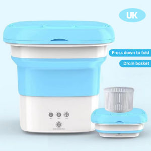 【Malaysian stock】🔥 Mini Folding Washing Machine Portable Travel Laundry Washer dryer Mesin Basuh Cuci Baju Baby Socks Bra Bayi Dalam Hostel Small washing machine for socks and underwear 便携式洗衣机