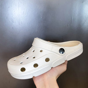 [Free Shipping] New stylish and cute thick-soled slippers for women in summer couples non-slip beach outdoor clogs for men