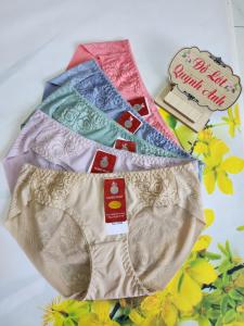 Quần Lót Nữ Ren Siêu Cao Cấp 3308 Mềm Mại Thoáng Mát Size 52 - 65 KG Co Giãn 4 Chiều [3308] - Đồ Lót Quỳnh Anh