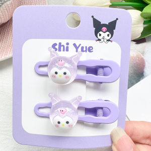 Sanrio kẹp tóc mờ kẹp tóc Trẻ em dễ thương tóc mái bên kẹp tóc tóc gãy phụ kiện tóc của cô gái phụ kiện tóc Phụ kiện tóc cho em bé của cô gái
