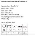 แว่นตา Ray-Ban รุ่น SHOOTER RB3138 W3401 สี ARISTA ขนาด 58 ของแท้รับประกันศูนย์ Ray-Ban ประเทศไทย 2 ปี. 