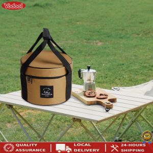 Oxford Cloth Waterproof BBQ Storage Bag for Camping and Picnic Accessories