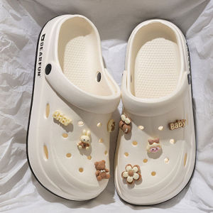 Free Shipping WomenS Thick-Soled Clogs 2026 New Summer Style Suitable For Outdoor Wear Beach And Seaside With A Non-Slip Design And A Closed-Toe Half-Slipper Style