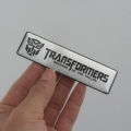 Car free sticker metal emblem for Transformers Decent villain logo Autobot Decepticon badge Rear trunk side sign Scratch cover. 