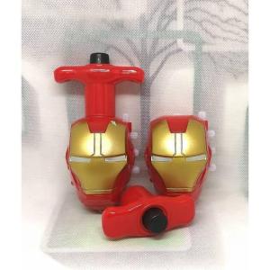 BARU Mainan Anak Gasing LED Karakter Iron Man Bisa Nyala mainan Edukatif Anak Karakter PROMO