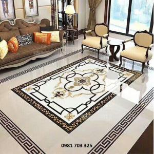 Thảm gạch phòng khách trang trí