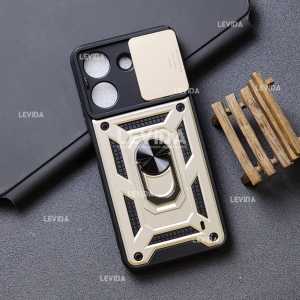 Case Vivo Y18 Case Robot Slide Kamera Protect Ringstand