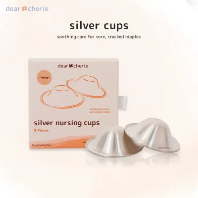 Dear Cherie Postpartum Care and Recovery Silver Nursing Cups for Breastfeeding Nipple Shield and Sore Nipple Relief