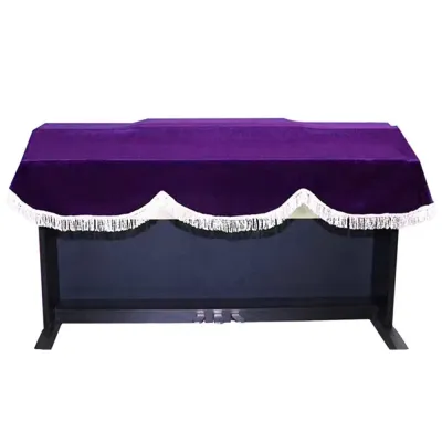 FOUNDTWO 88 Keys Electric Piano Cover Thickened Dust Proof Piano Keyboards Case Protector Case Red Purple Piano Dust Cover Musical Instrument