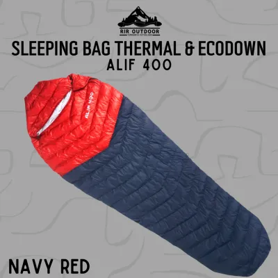 Sleeping Bag Ultralight Ecodown Fiber + Thermal Alif 400 Fp Series Sleeping bag Hangat ringan Selimut Tidur Camping Hiking