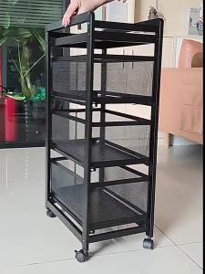 Storage cabinet drawer type multi-layer carbon steel office table removable file storage locker kitchen storage
