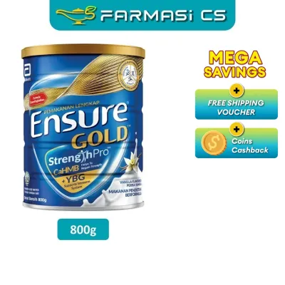 [VALUE] Abbott Ensure Gold Vanilla 800g ONLY or FOC Recycle Bag or FOC 1 Sachet