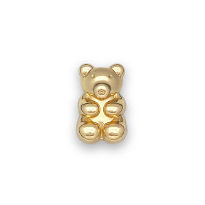 Jibbitz ชาร์มหัวเข็มขัดรู อุปกรณ์เสริมรองเท้าโลหะ หมีพีระมิด ไอศกรีม โลหะผสม อุปกรณ์เสริมรองเท้า จิ๊บบิท ตัวติดรองเท้า