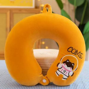 พร้อมส่ง หมอนรองคอ Neck Pillow หมอนมีกระดุมล็อค เลือกสีได้