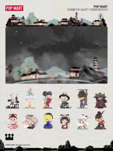 POPMART Matchless Series Figures 14th Anniversary Figures pop mart skullpanda dimoo kubo hirono blind collection action figure decorative gift toy