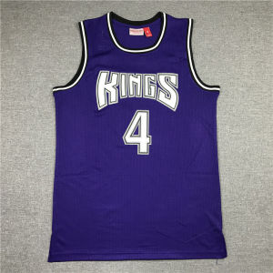 AE American-style jersey vest Kings 55# Williams 4# Weber Embroidered Training Wear Casual Sports Basketball t