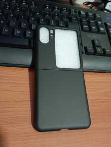Casing Oppo Find N2 Flip Doff Polos Motif Free Tali Ring Rotary Kulit Silikon Soft Case Handphone