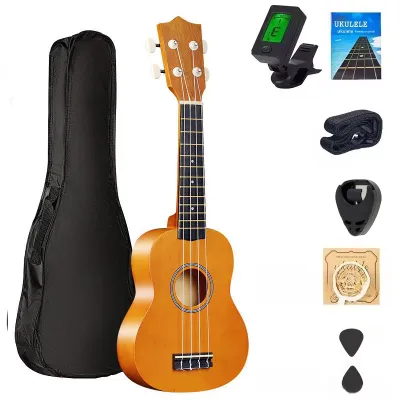 21 Inch Kayu Soprano Ukulele Gitar Ukulele Multi Warna 4 Senar Ukulele