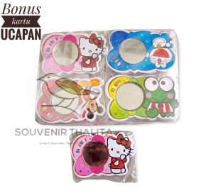 Souvenir Thalita Isi 50pcs: Souvenir Kaca Cermin Karakter Unik Murah Bermanfaat
