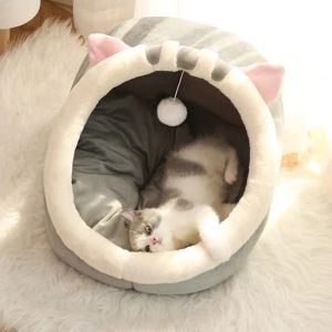 Promo Murah Kasur Kucing Berkantong/Tempat Tidur Kucing Hangat Lembut Dan Nyaman/Kasur Kucing Murah Meriah/Tempat Tidur Kucing Murah Empuk Dan Jumbo/Rumah Kucing.Peralatan Kucing 1 Set/Perlengkapan Hewan/Keranjang Kucing