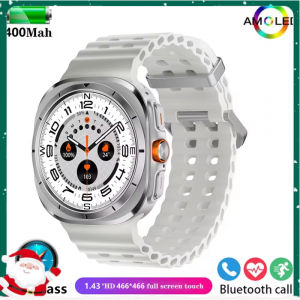 【Local shipment】Smartwatch Galaxy Watch Clock 7 Ultra 47mm Smart Watch Clock Woman Clock Bluetooth Waterproof Watch Fitness Tracker  Sleep Smartwatch Woman Smartwatch Pria Watch 6 Samsung Galaxy Watch Ultr