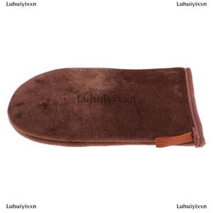 Luhuiyixxn Dụng cụ bôi Nâu tái sử dụng găng tay thuộc da Kem dưỡng da Mousse găng tay làm sạch cơ thể