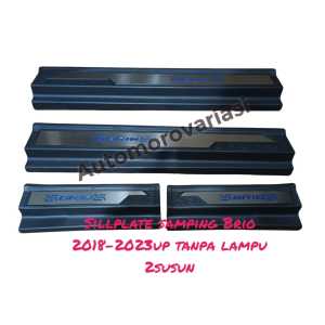 SILL PLATE/SILLPLATE SAMPING LAMPU/SIDE SCUFF PLATE LED ALL NEW BRIO 2011 - 2024 LAMPU