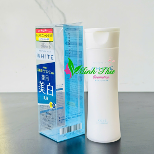 Sữa Dưỡng Trắng Dưỡng Ẩm Kose Moisture Mild White Milky Lotion 140ml Nhật Bản