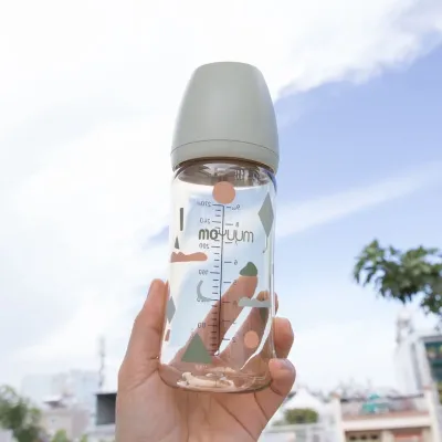 Bình sữa Moyuum thế hệ 3.Hàn Quốc 170ml/270ml núm mềm. pursuer baby Cho Bé bình nhựa PPSU
