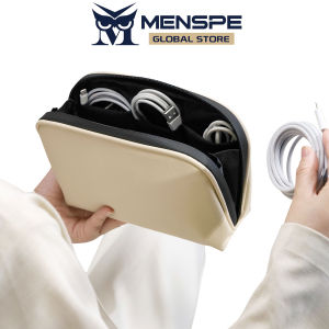 MENSPE Gadget Pouch Digital Storage Bag Travel Organizer Electronic Gadget Bag USB Cable Storage Bags Multi-Function Pouch Large Cable Organizer Bag Accessories U Disk Hard Drive Headset Accessories Storage Bag Travel Pouch Gadget Organizer Pouch