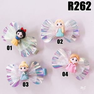 [SG] Acrylic Princess Springy Laser Ribbon Princess Kid Clips Alligator Clips Ready Stock