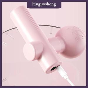 [huguosheng] 1Pcs USB Mini Massage Tool Fascia Machine Muscle Relaxation Vibrating Tool Rod Massage Fitness Equipment Neck Grab Fascia Tool