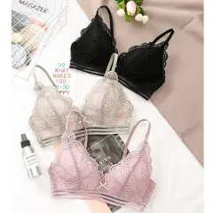 SHAN New Push Up Wireless Bra Sexy Strapless Lace Bras for Women