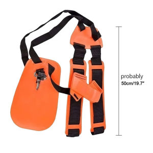 Adjustable Strimmer Double Shoulder Harness Strap Nylon Belt For Brush Cutter Gardening Tool