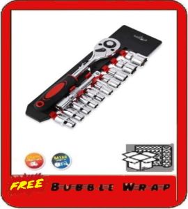 Kunci Pas DDSKY CR-V Drive Socket Wrench Set 1/4 Handle 12 PCS