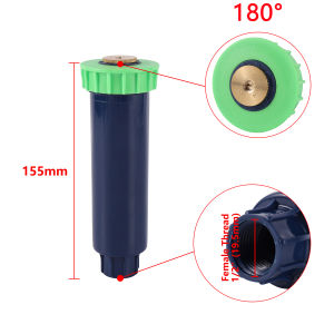 1 PC Lawn Pop Up Sprinkler with 1/2 Inch Internal Thread 90-360 Degree Automatic Retractable Lawn Irrigation Sprinkler