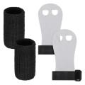 Kids Grip Gloves Wrist Support Gymnastics Grips Training Gloves and Wrist Wraps Fitness Set for Girl and Children. 