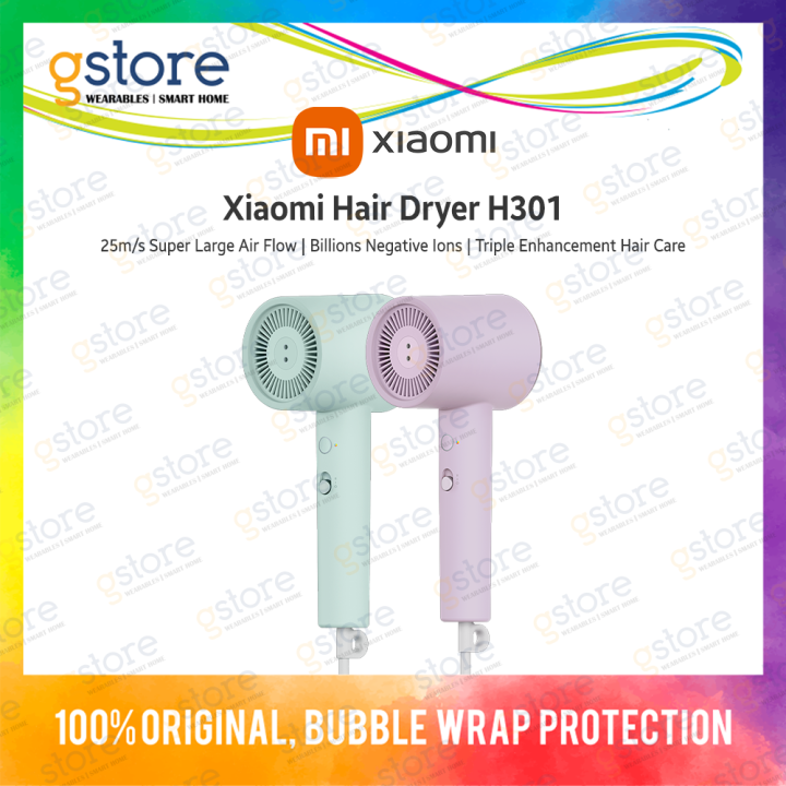 Xiaomi Mi Ionic Hair Dryer H301, Hair Dryer H300 (Compact & Light, 20m ...