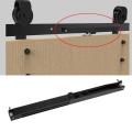 2.44/1.83M Rel Pintu Geser Sleding Barn Door Pintu Geser Industrial / Set barn door untuk Rel Geser Pintu Kayu Gudang lebar pintu / Rel Pintu Geser Door Track sliding door Hardware Rel Pintu Sleding untuk ukuran pintu. 