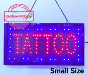 TATTOO - RAINBOW BRIDGE LED SIGNAGE (2024 Model New-Small-Large) #SIZE: W48cm & W60cm Big #773