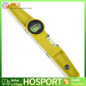 【HCS】Two Lines Spirit Level Magnetic Aluminium Shell Portable Spirit Level Tool Fall Protection Instruments Measuring Furniture
