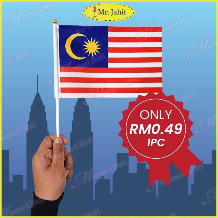 READY STOCK Malaysian Flag Bendera Malaysia Tangan Kecil | Lazada