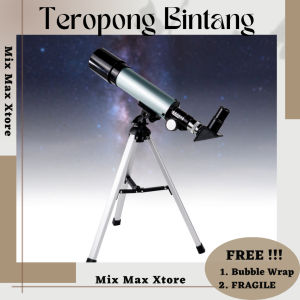 Teropong Bintang Space Astronomical Telescope Optical Glass 360/50mm 60X Zoom - Nikula F36050