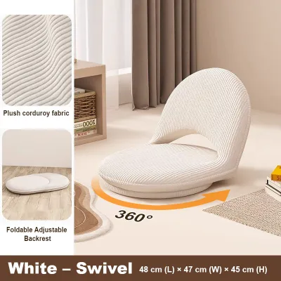 【Hot Sale】360° Swivel Foldable Tatami Sofa | Kerusi Malas / Sofa Malas Kerusi Lipat Reka Jepun Boleh Tanggal & Basuh